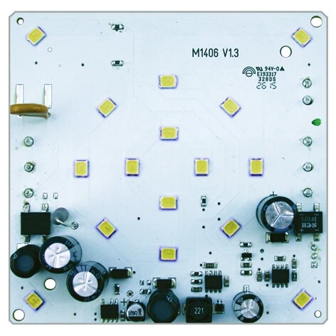 WTS - Einzel-Ampel-Set (QUADRA-LUX) ROT mit LED-Platine und Montagebügel