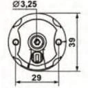 WTS Rohrmotor Serie AM2 Mini mit mechanischer Endabschaltung für Wickelwellen  Ø 35 mm
