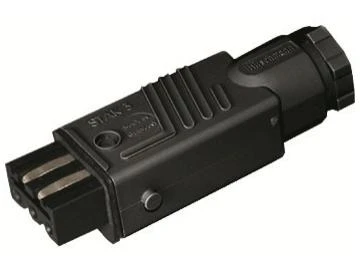 WTS - Hirschmann-Kupplung STAK 3 - Schwarz Schutzklasse IP54