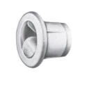 Mini-Gurtführung zum Einschlagen, weiß 31x20 mm Bohrung 19 mm