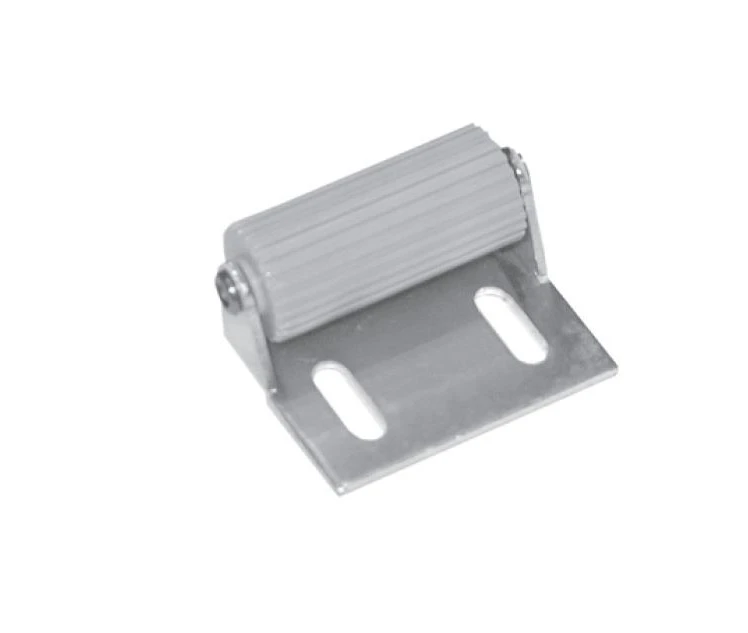 Mini-Abdruckrolle Rollenhalter aus Aluminium 40 mm breit, Rollendurchmesser 16 mm, Lochabstand 24 mm