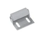 Mini-Abdruckrolle Rollenhalter aus Aluminium 40 mm breit, Rollendurchmesser 16 mm, Lochabstand 24 mm