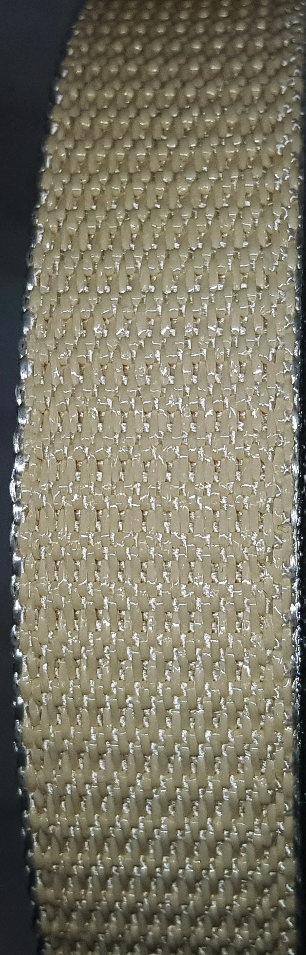 Rollladengurt 23 mm beige, 6,50 m, abgelängt und geschlitzt