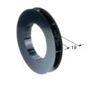 Steckgurtscheibe Ø 160 mm, für Mini-Gurtzuggetriebe für 11 m Gurt