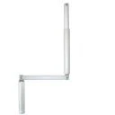 Gelenkkurbel, Länge 800 mm komplett aus Aluminium, erhältlich in weiß, braun und eloxiert E6/EV1