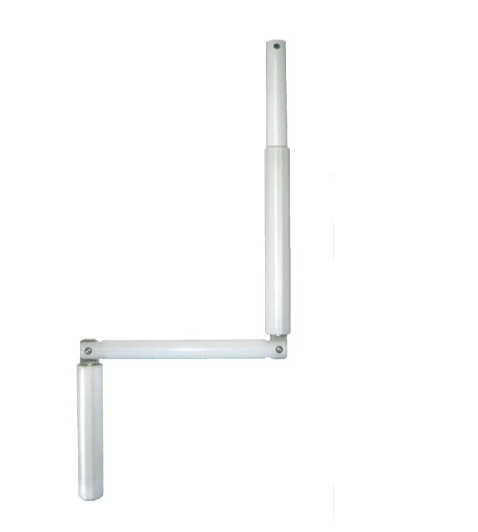 Gelenkkurbel , Länge 1200 mm komplett aus Aluminium, erhältlich in weiß, braun und eloxiert E6/EV1