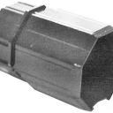 Kunststoffwalzenkapsel SM 70, kurze Ausführung, Aufnahme für verschiedene Gurtscheiben