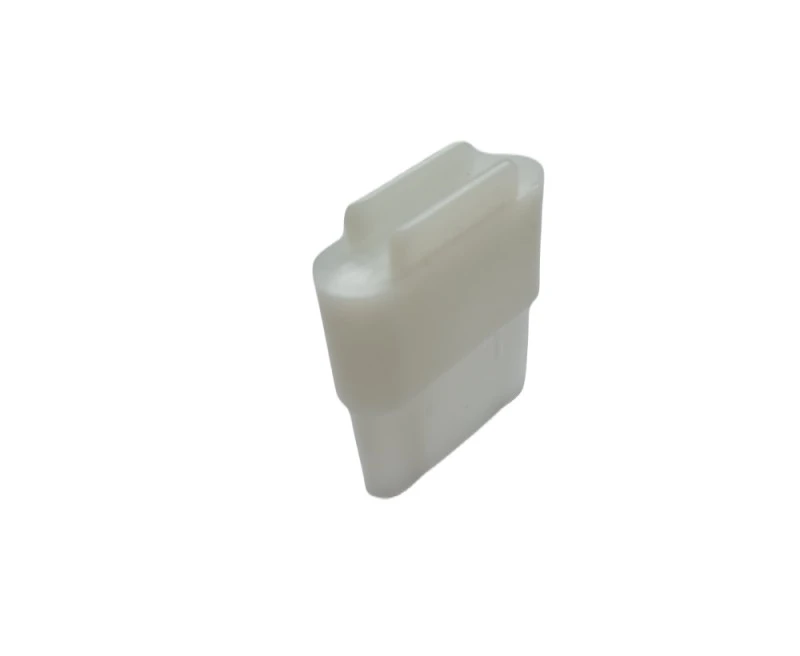2 x Gleitstopfen für Rollladen  Alu Winkelendleiste 14 x 30 , transparent