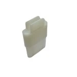 2 x Gleitstopfen für Rollladen  Alu Winkelendleiste 14 x 35 , transparent