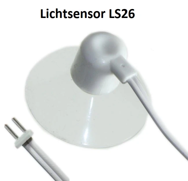 Becker - Lichtsensor LS26 für Timer U26 Mit 2,0m Kabel
