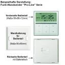 WTS - Funk-Wandsender mit Zeitschaltuhr  Pro-Line Serie DMF-WSZ1-PRO 1 Kanal,: 433,92 MHz
