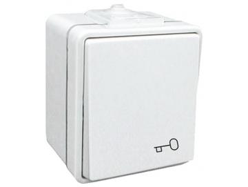 WTS - Einfach-Taster (Impulstaster) AP , mit Schlüsselsymbol - IP 44 