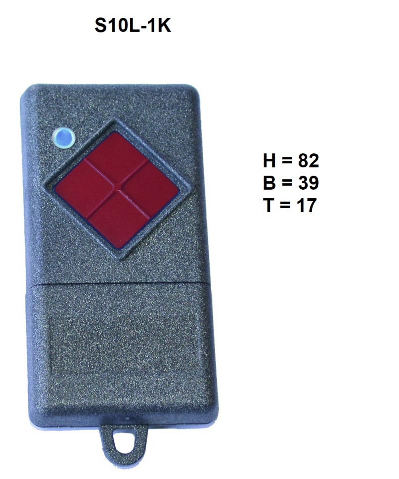 WTS - S10L-1K Mini-Handsender, 1-Kanal, Serie FE 868 MHz