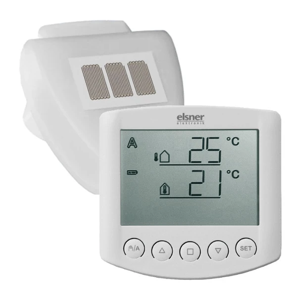 Elsner Solexa Markisen-/Jalousiesteuerung, 230V, mit Bedienteil und Wetterstation E-S1010