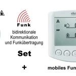 Elsner Solexa Markisen-/Jalousiesteuerung, 230V, mit Bedienteil und Wetterstation E-S1010