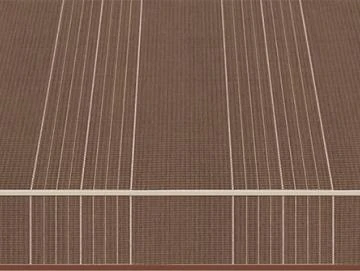 Markisentuch Multistreifen, Caffe - Braun UPF 50+, Acryl 1, Stoff-Nr. 11733