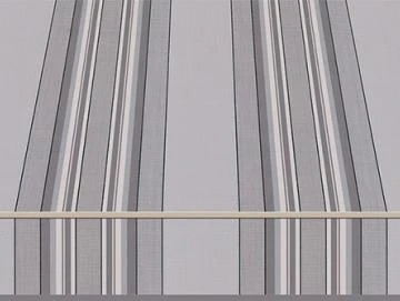 Markisentuch Multistreifen ,Granit - Grau UPF 40, Acryl 1, Stoff-Nr. 11277