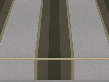 Markisentuch Multistreifen ,Granit - Grau und Caffe - Braun UPF 50+, Polyester, Stoff-Nr. 18103