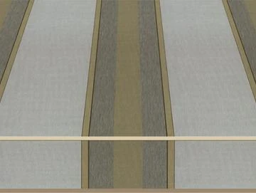 Markisentuch Multistreifen ,Granit - Grau und Caffe - Braun UPF 50+, Polyester, Stoff-Nr. 18106