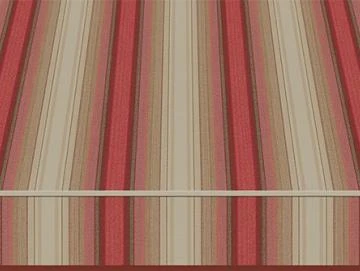 Markisentuch Multistreifen, Lava - Rot UPF 50+, Acryl 1, Stoff-Nr. 11014