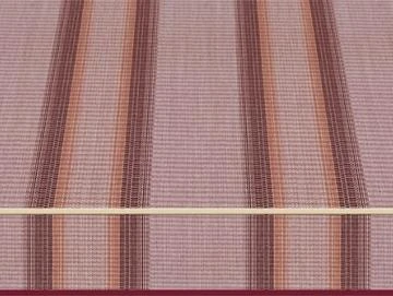 Markisentuch Multistreifen, Lava - Rot UPF 50+, Acryl 1, Stoff-Nr. 11736