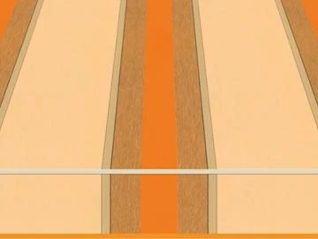 Markisentuch Multistreifen ,Sole - Gelb/Orange UPF 50+, Polyester, Stoff-Nr. 18107