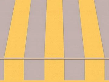 Markisentuch Multi- Blockstreifen ,Sole - Gelb/Orange UPF 50+, Acryl 1, Stoff-Nr. 11263