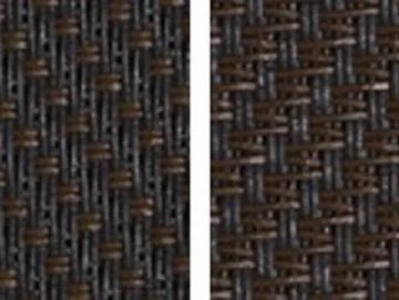 Markisentuch Screen-Gewebe, Granit - Grau / Caffe - Braun, Transparenz 3 Prozent, Stoff-Nr. 71813