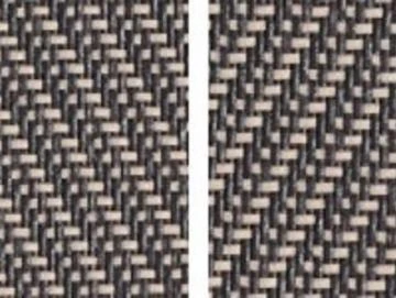 Markisentuch Screen-Gewebe, Granit - Grau und Caffe - Braun ,Transparenz 1 Prozent, Stoff-Nr. 75008