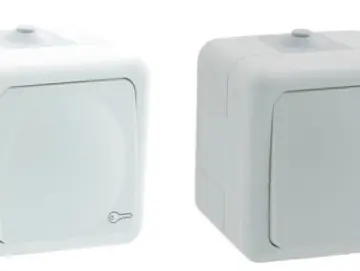 WTS - Einfach-Taster (Impulstaster) AP , mit Schlüsselsymbol - IP 44 