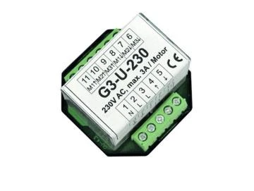 WTS - Steuer-Relais G3-U-230 für 3 Motoren ohne Einzelbedienung für AP+UP Montage