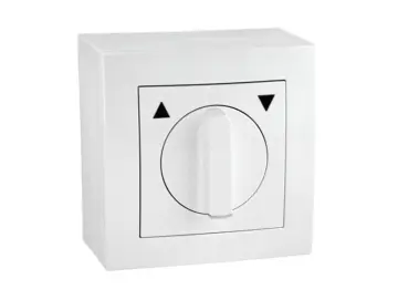 WTS -UNIVERSAL-Knebeltaster Serie REGINA, Unterputz, tastend, 1-polig, mit Aufputzrahmen