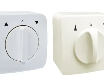 WTS -UNIVERSAL-Knebeltaster Standard, Unterputz, tastend, 1-polig, mit Aufputzrahmen